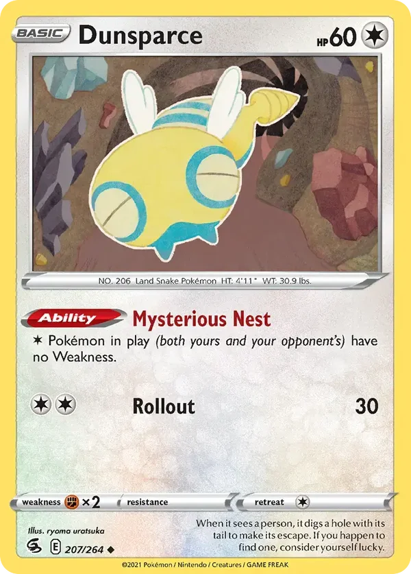 Dunsparce 207/264 Fusion Strike