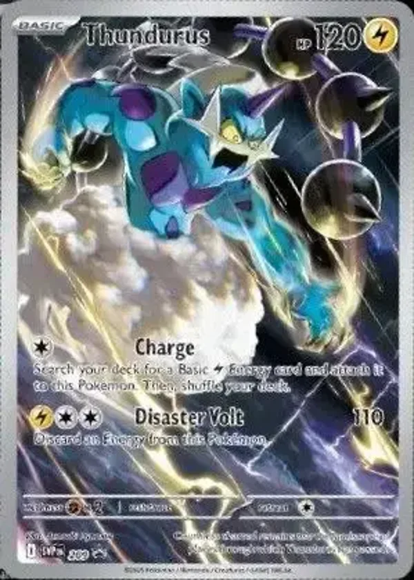 Thundurus 209 Scarlet and Violet Black Star Promo