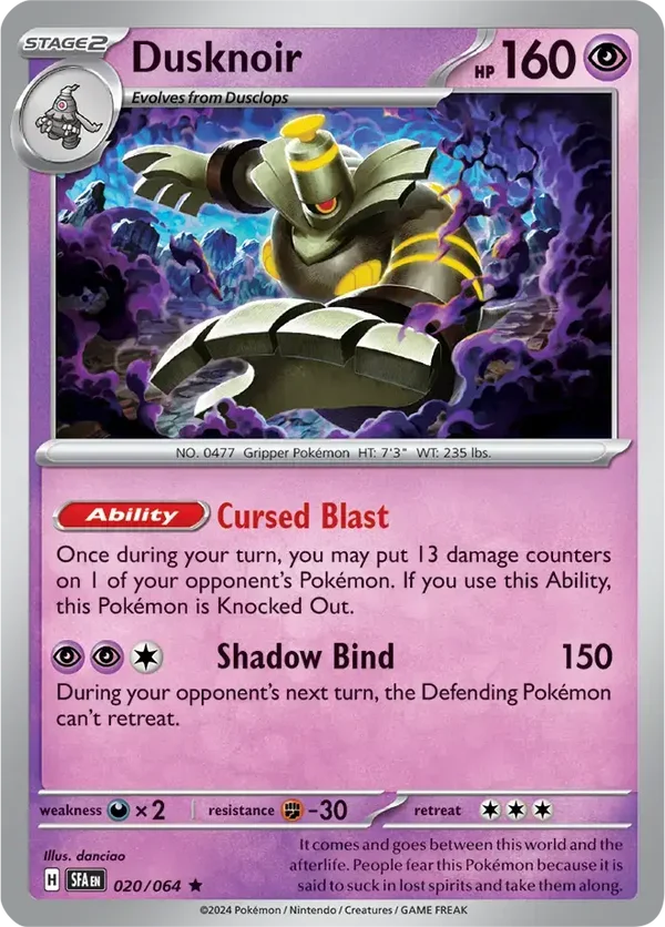 Dusknoir 020/064 Shrouded Fable