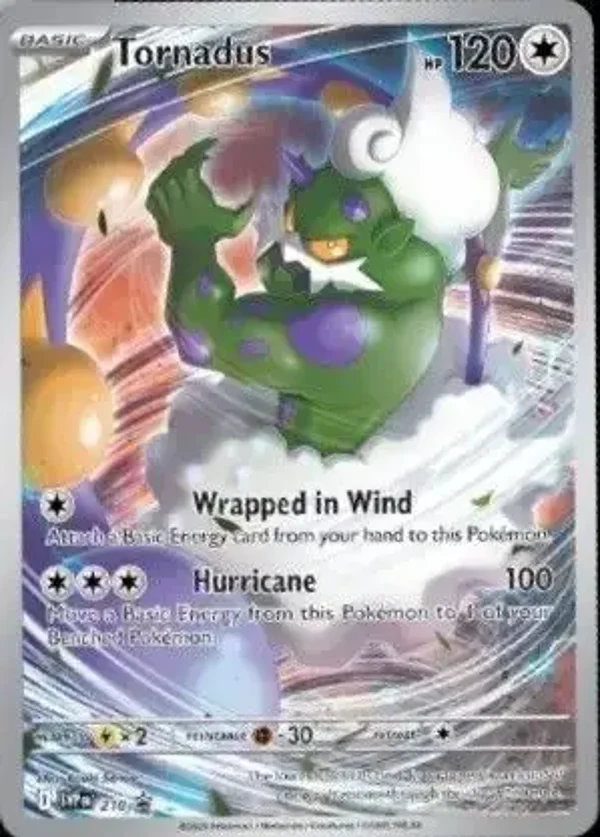 Tornadus 210 Scarlet and Violet Black Star Promo
