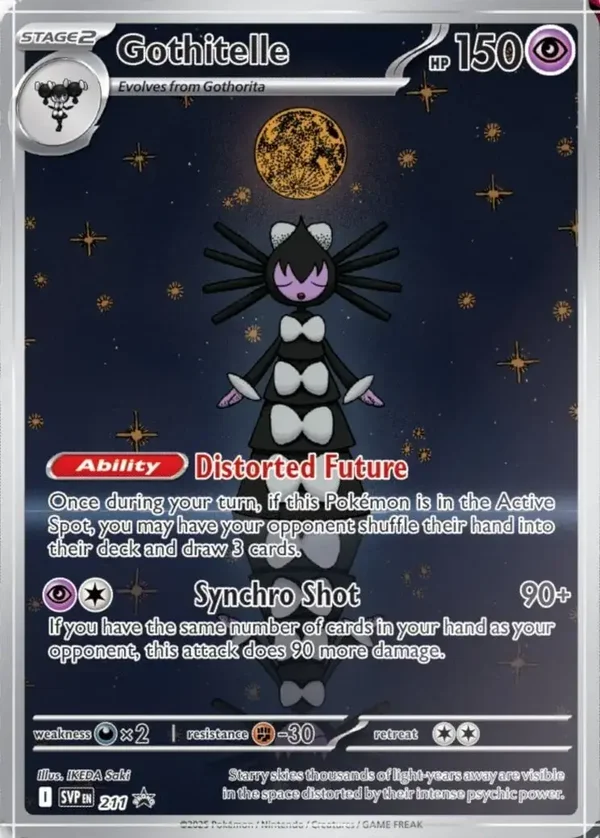 Gothitelle 211 Scarlet & Violet Black Star Promo