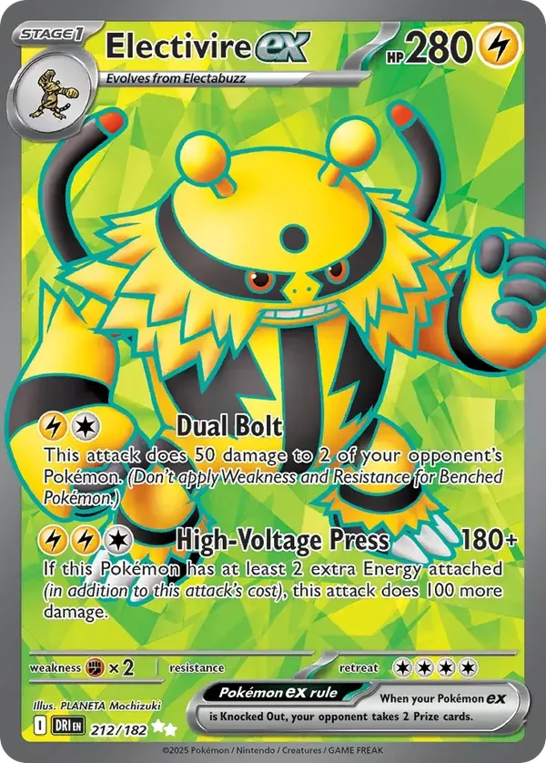 Electivire EX 212/182 Destined Rivals