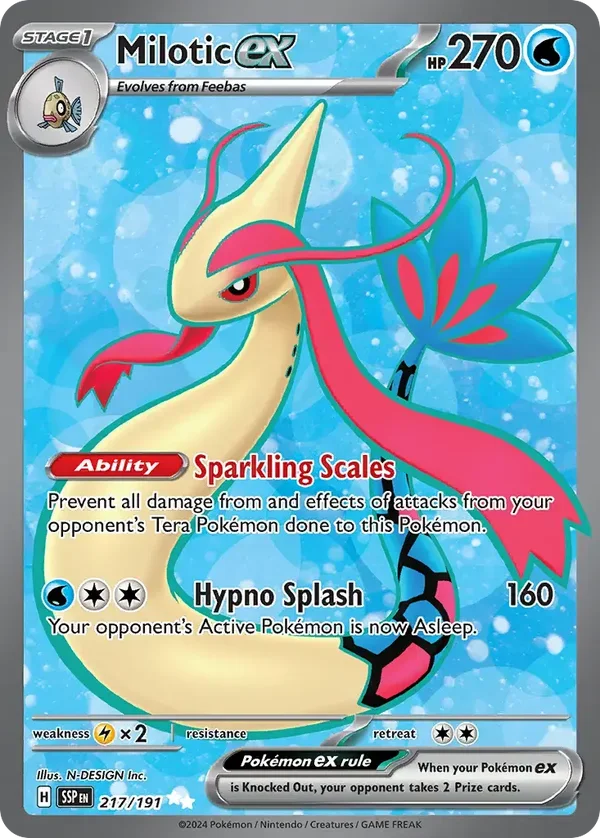 Milotic EX 217/191 Surging Sparks