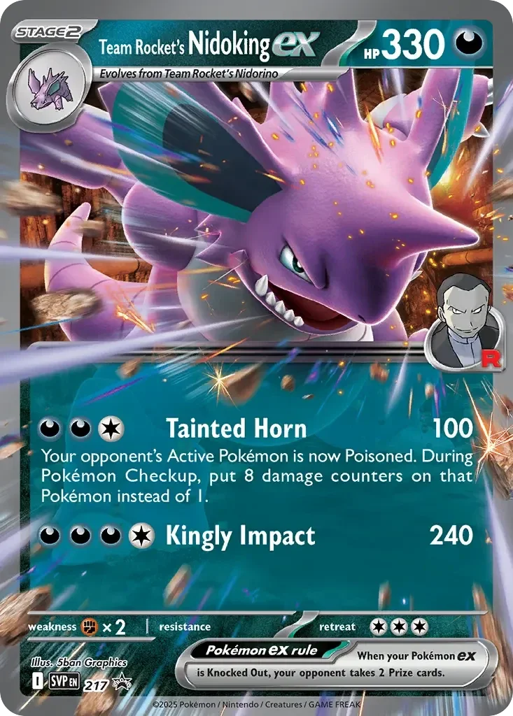 Nidoking EX 217 Black Star Promo Bundel 50 Kaarten