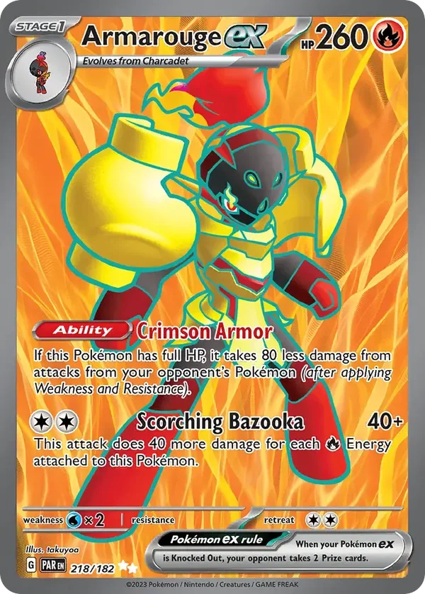 Armarouge EX 218/182 Paradox Rift
