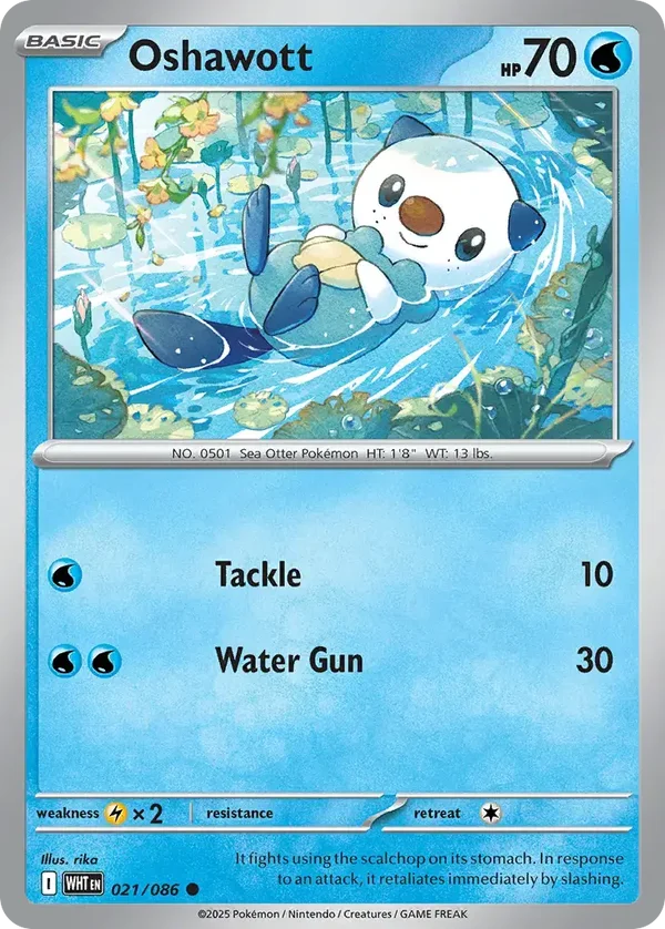 Oshawott 021/086 White Flare