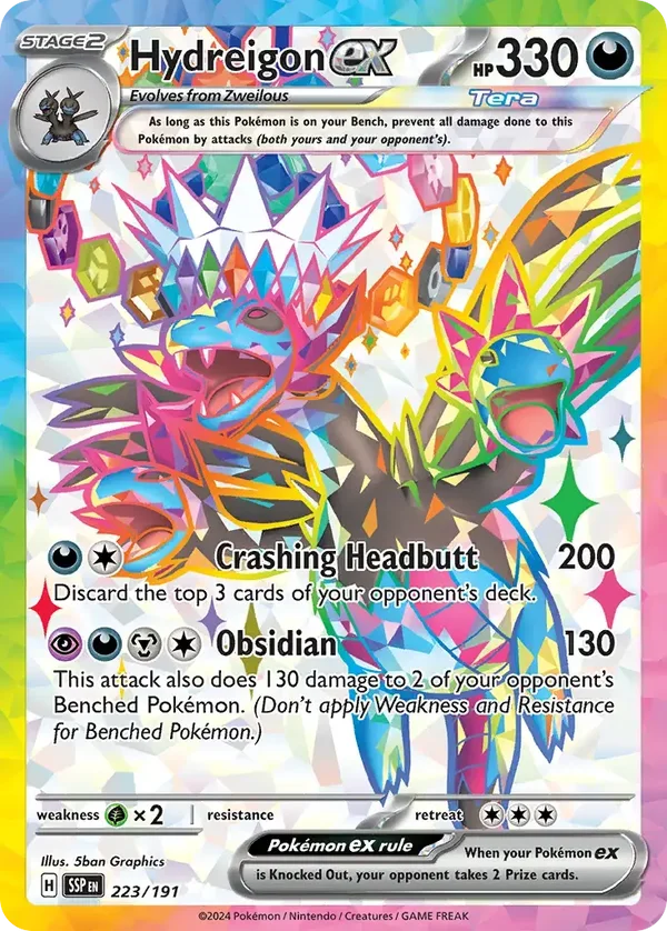 Hydreigon EX 223/191 Surging Sparks