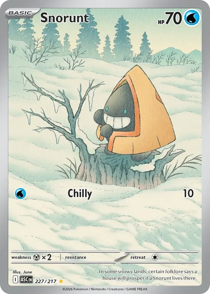Snorunt 227/217 Ascended Heroes Illustration Rare