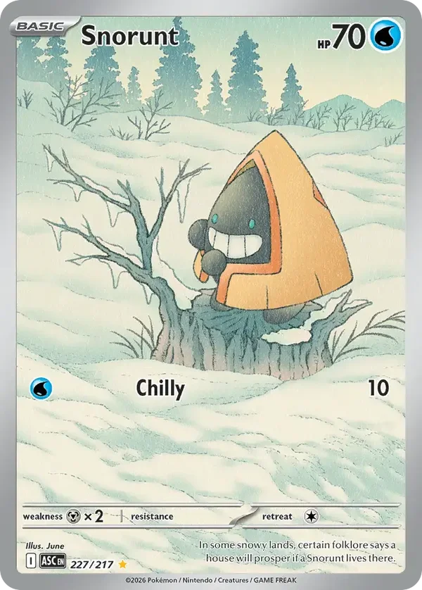 Snorunt 227/217 Ascended Heroes Illustration Rare