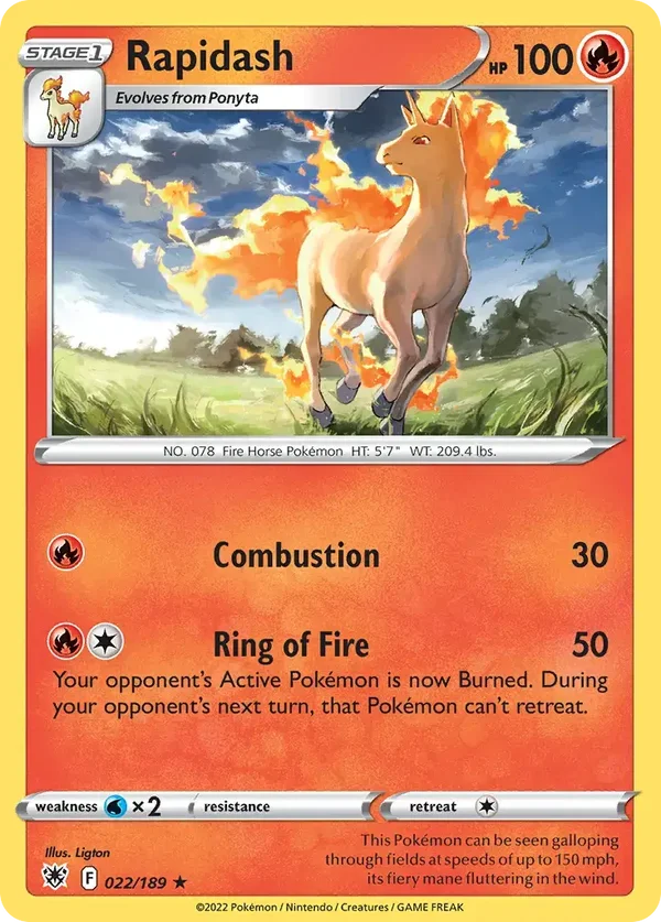 Rapidash 022/189 Astral Radiance
