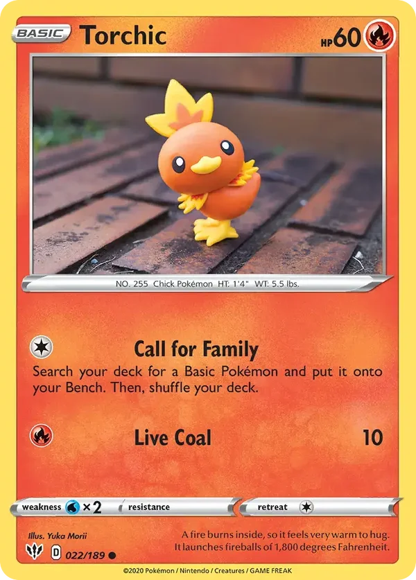 Torchic 022/189 Darkness Ablaze