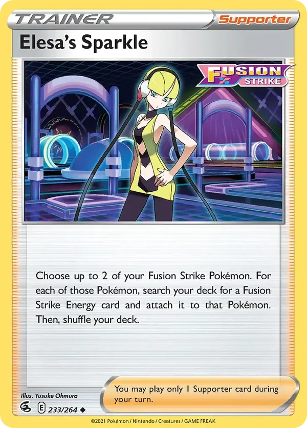 Elesa's Sparkle 233/264 Fusion Strike