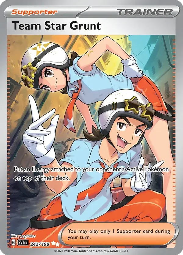 Team Star Grunt 242/198 Scarlet & Violet