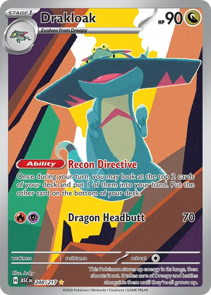 Drakloak 248/217 Ascended Heroes Illustration Rare