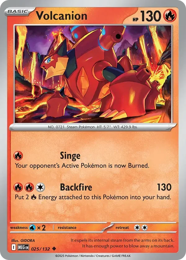 Volcanion 025/132 Mega Evolution