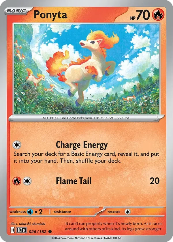 Ponyta  026/162 Temporal Forces