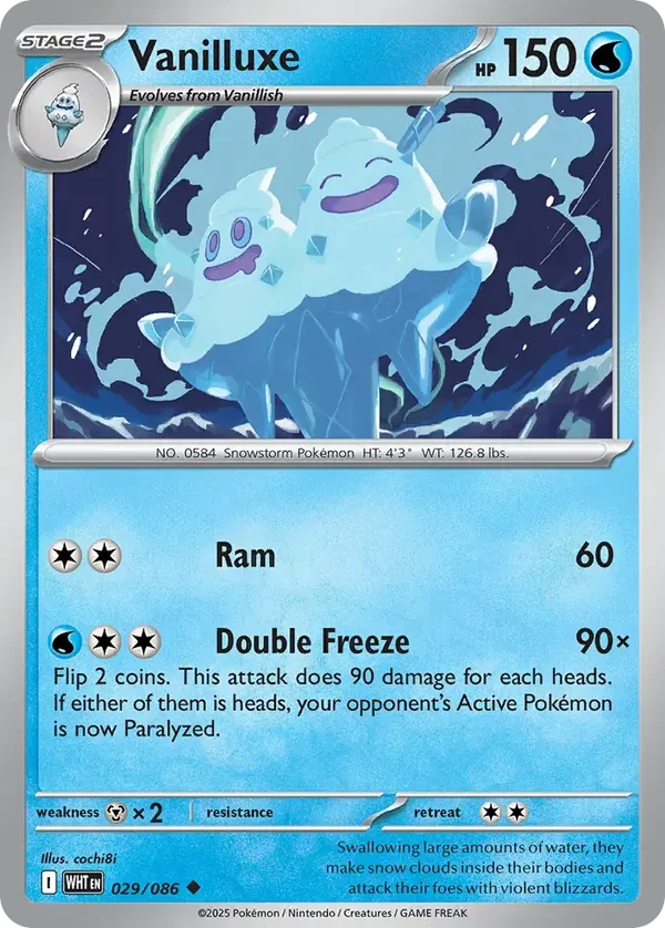 Vanilluxe 029/086 White Flare
