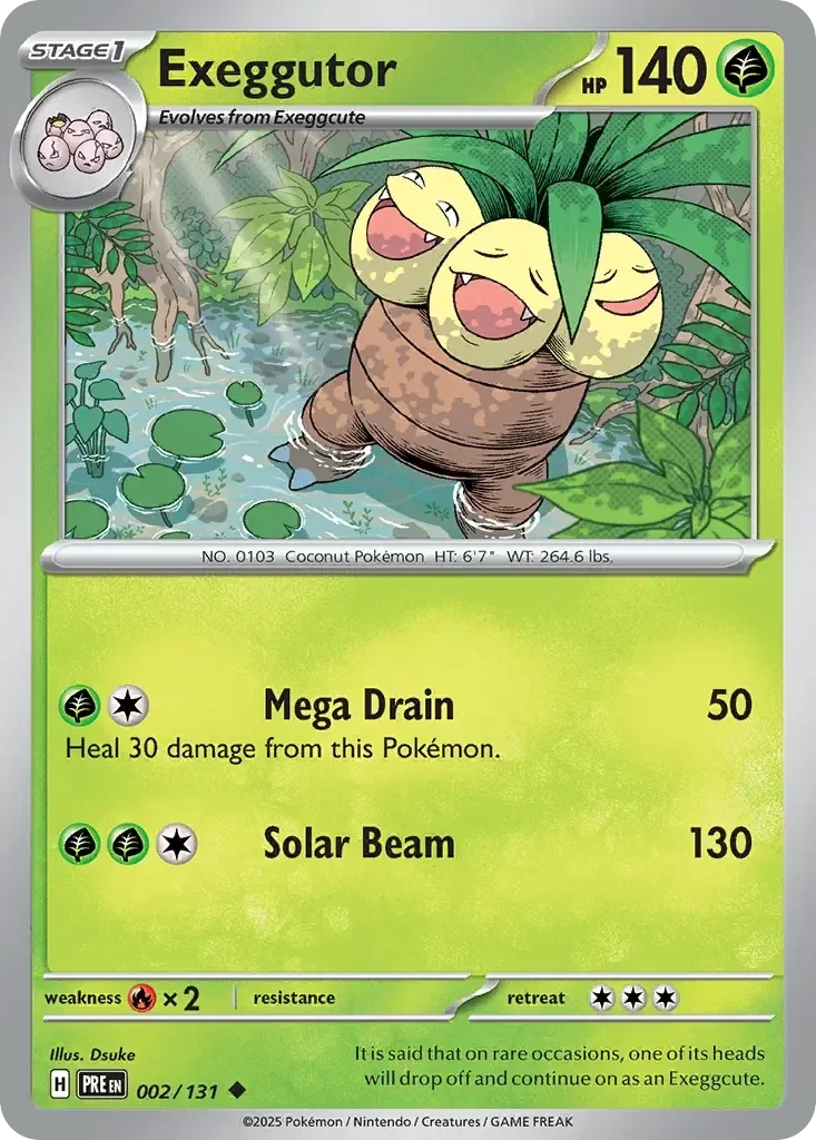 Exeggutor 002/131 Prismatic Evolutions