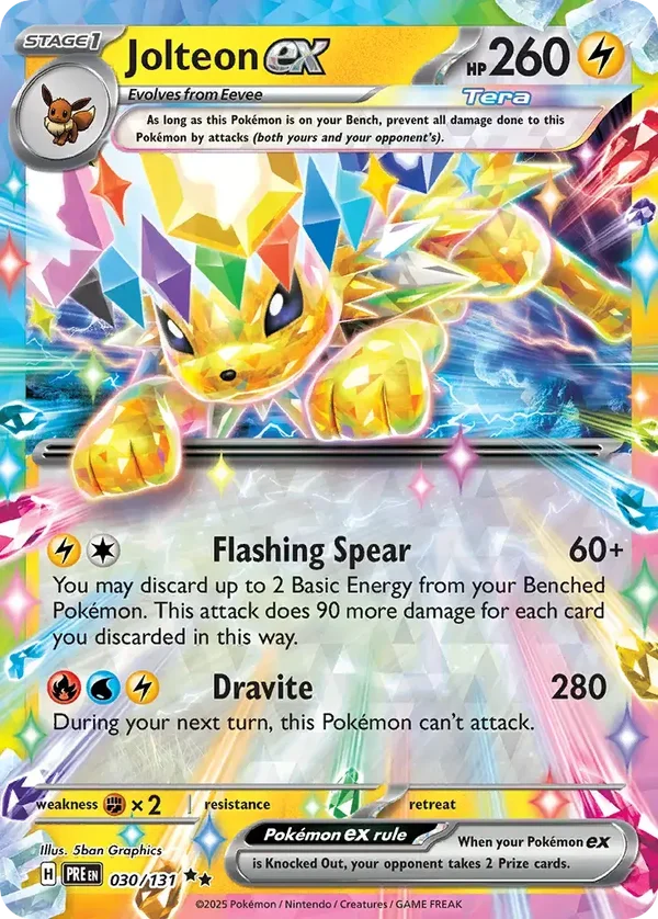 Jolteon EX 030/131 Prismatic Evolution