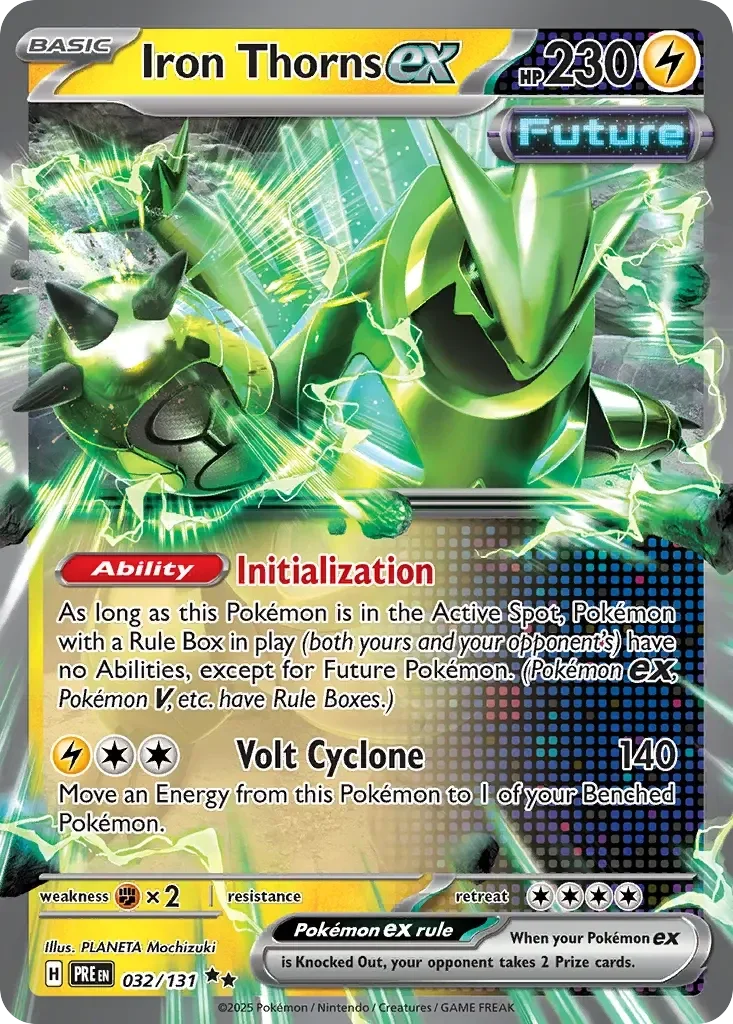 Iron Thorns EX 032/131 Prismatic Evolution