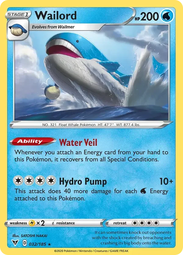 Wailord 032/185 Vivid Voltage