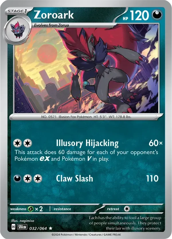Zoroark 032/064 Shrouded Fable