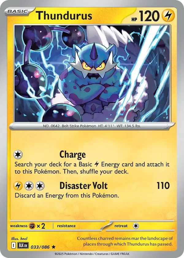 Thundurus 033/186 Black Bolt