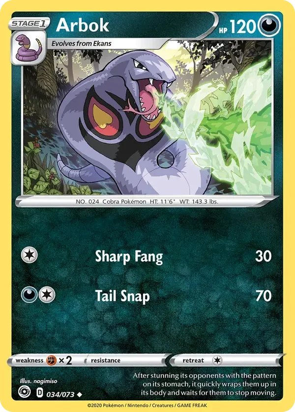 Arbok 034/073 Champion's Path