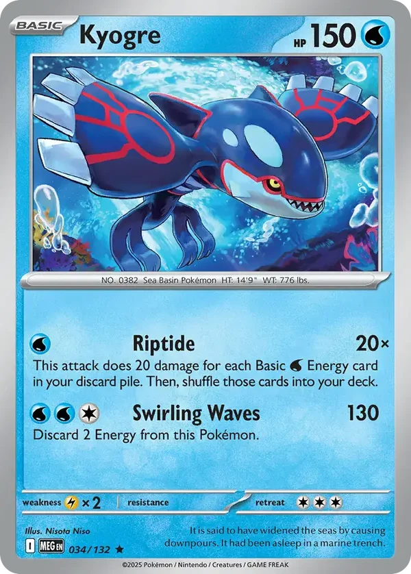 Kyogre 034/132 Mega Evolution