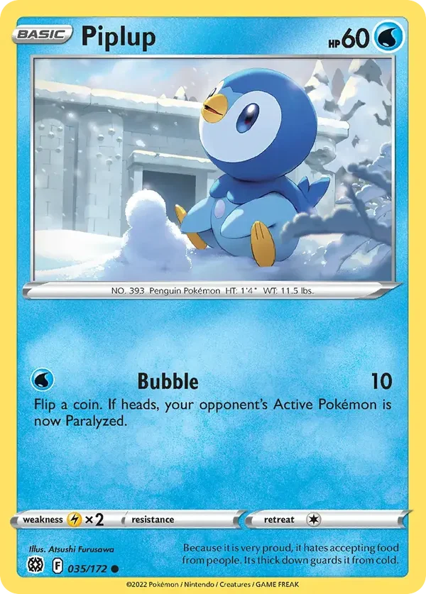 Piplup 035/172 Brilliant Stars