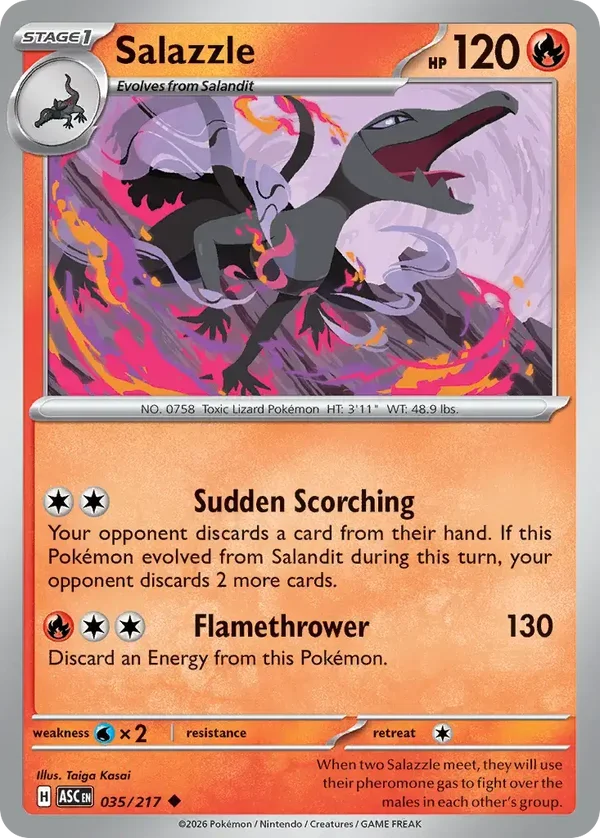 Salazzle 035/217 Ascended Heroes