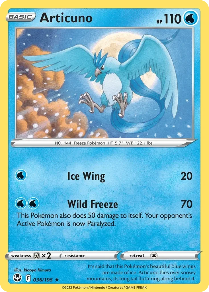 Articuno 036/195 Silver Tempest