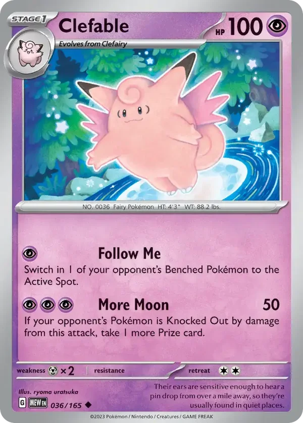Clefable 036/165  151