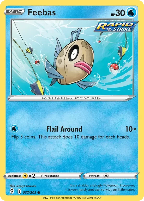 Feebas 037/203 Evolving Skies
