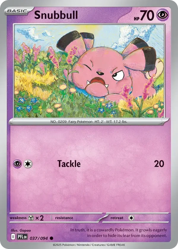 Snubbull 037/094 Phantasmal Flames