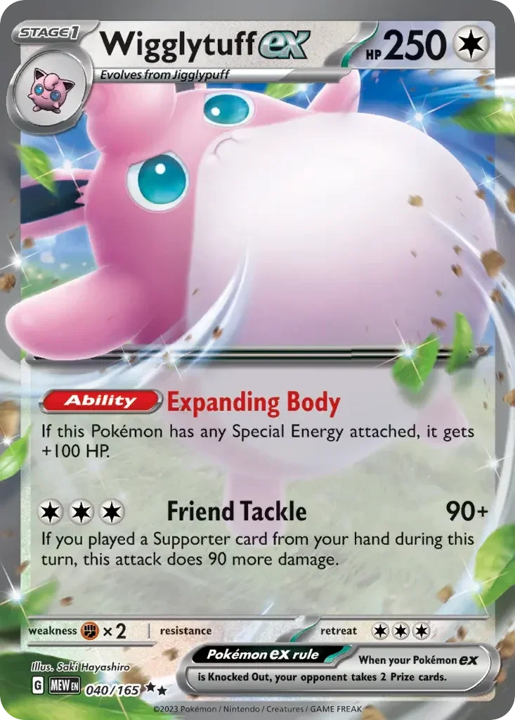 Wigglytuff EX 040/165  151