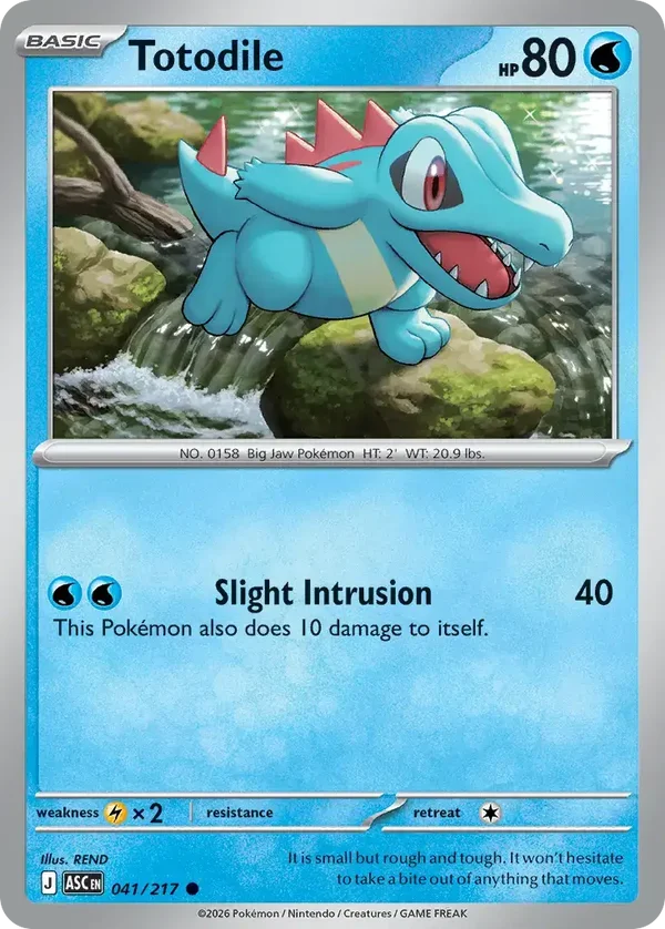 Totodile 041/217 Ascended Heroes