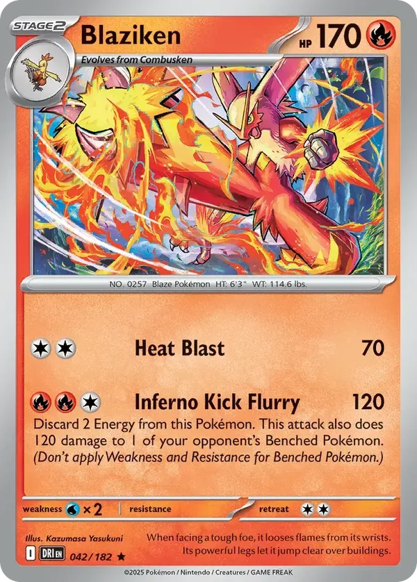 Blaziken 042/182 Destined Rivals