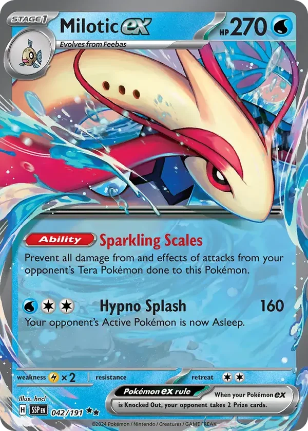 Milotic EX 042/191 Surging Sparks