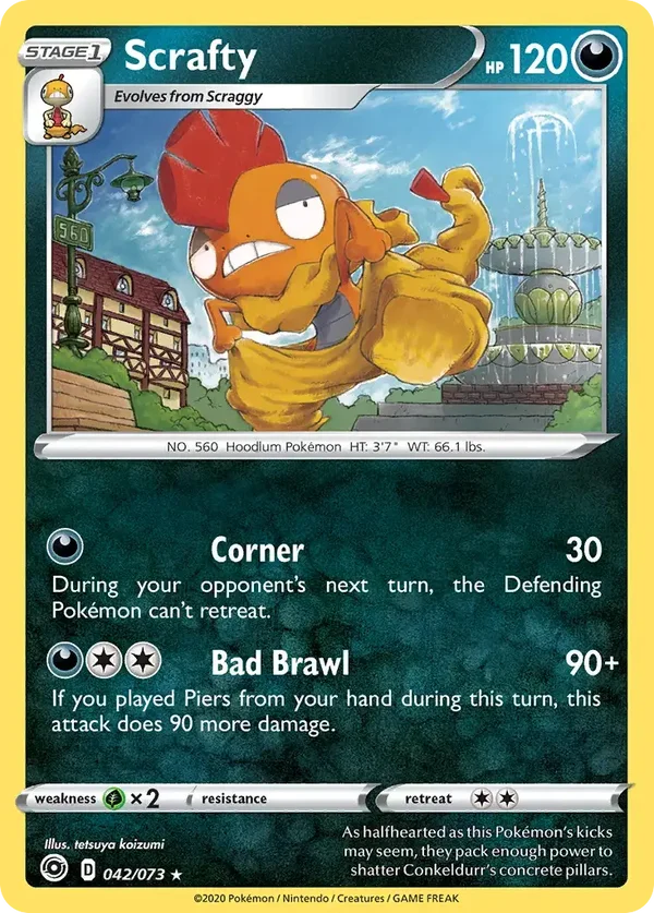 Scrafty 042/073 Champion's Path