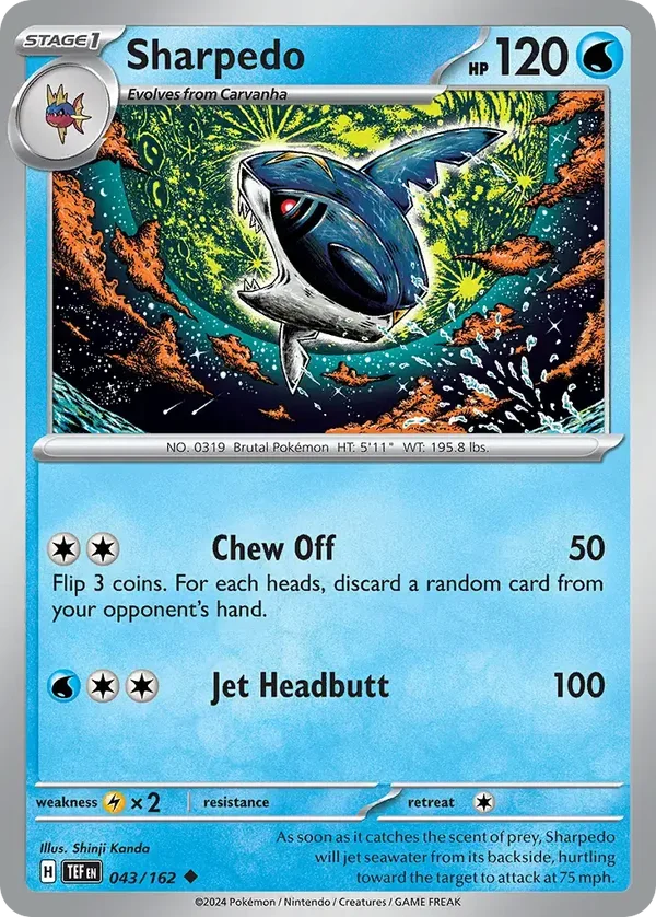 Sharpedo 043/162 Temporal Forces