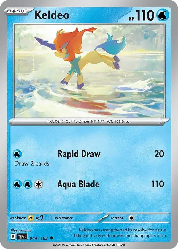 Keldeo 044/162 Temporal Forces