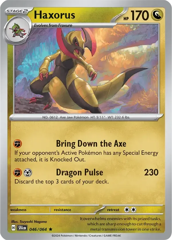 Haxorus 046/064 Shrouded Fable