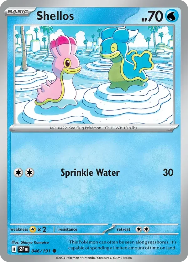 Shellos 046/191 Surging Sparks