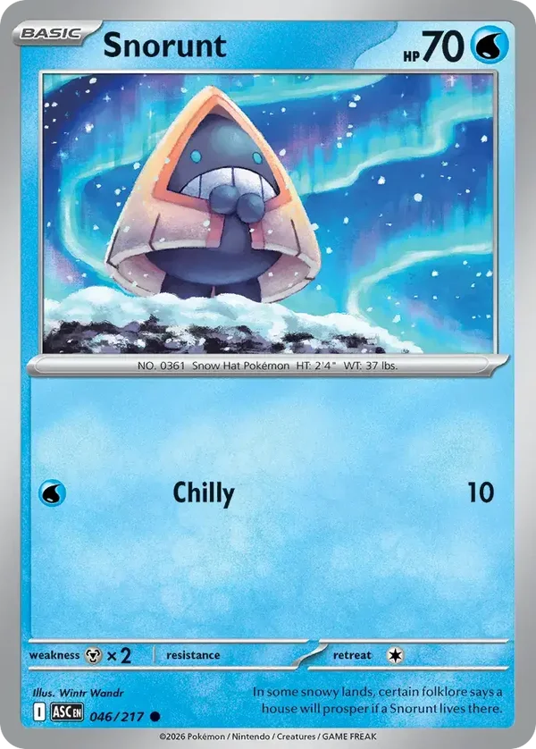 Snorunt 046/217 Ascended Heroes