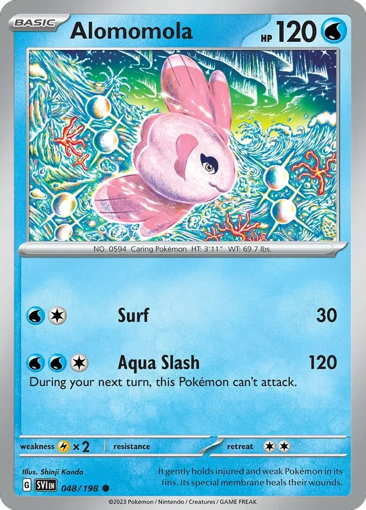 Alomomola 048/198 Scarlet and Violet