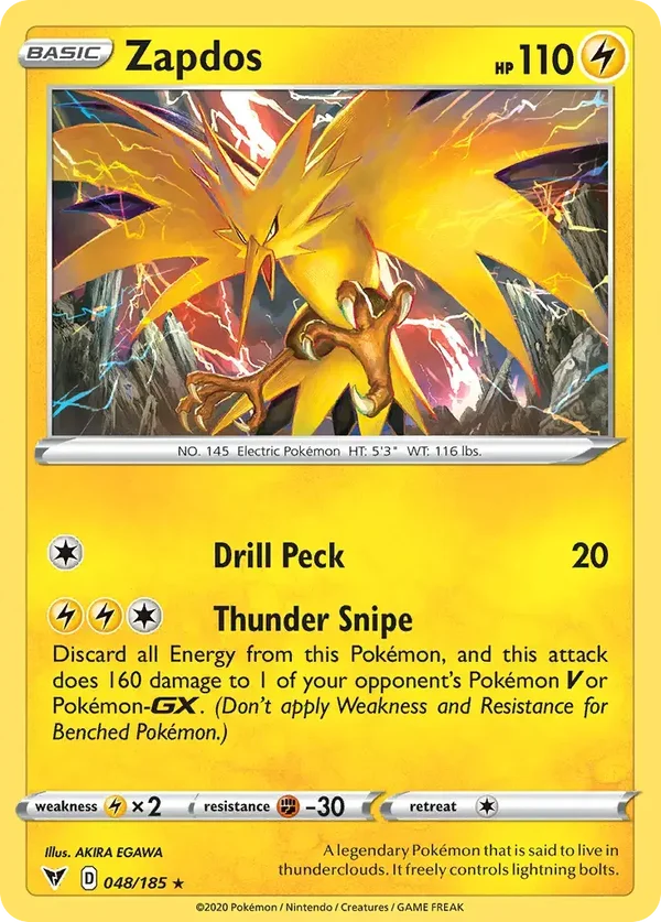 Zapdos 048/185 Vivid Voltage