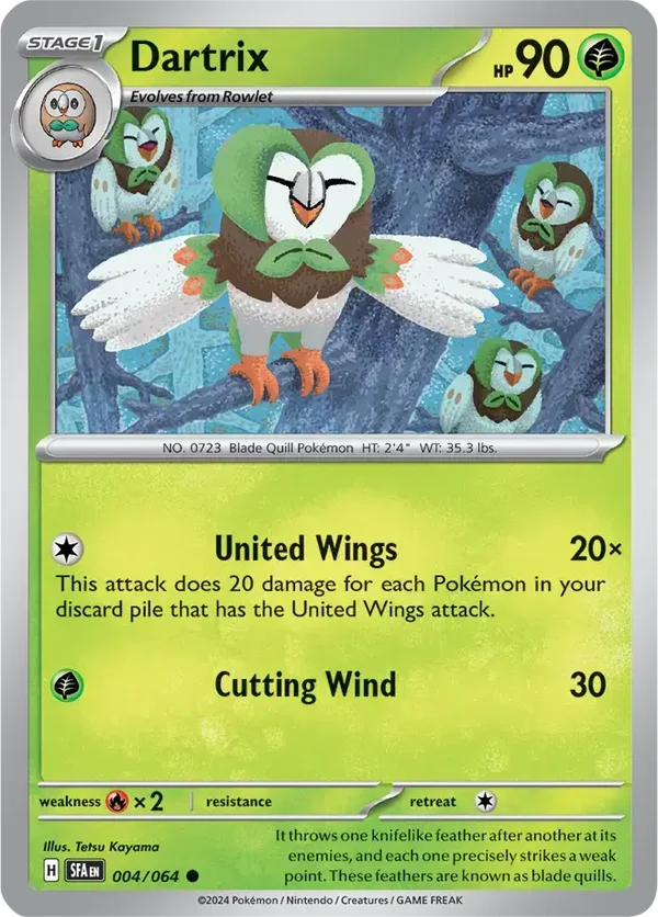 Dartrix 004/064 Schrouded Fable
