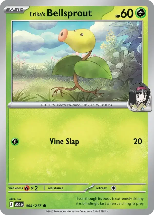 Erika’s Bellsprout 004/217 Ascended Heroes