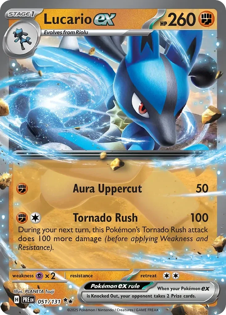 Lucario EX 051/131 Prismatic Evolution